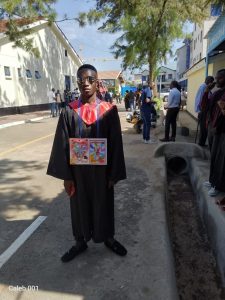 Titus Musyoki on graduation day