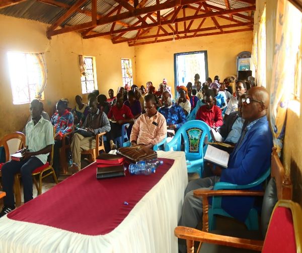 Wide view of the training classroom session